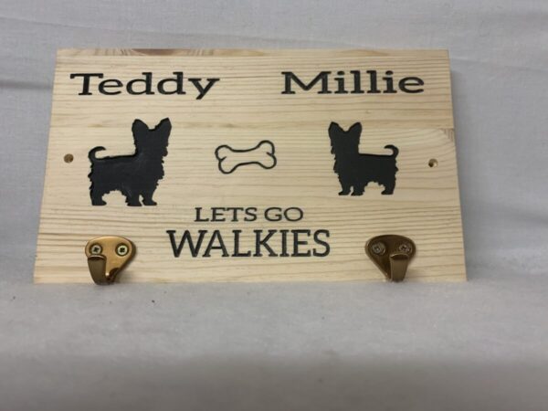 Personalised Dog Leader holder