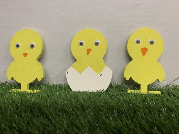 Easter Chick and Rabbit Shapes