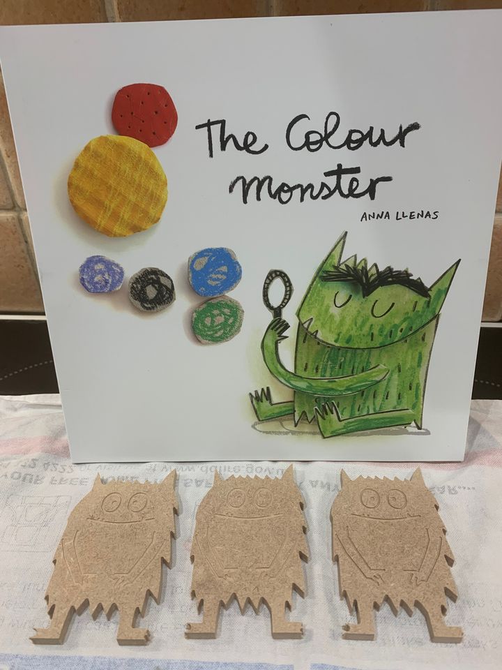 Colour Monster shapes | PJ’s Arts & Woodcraft