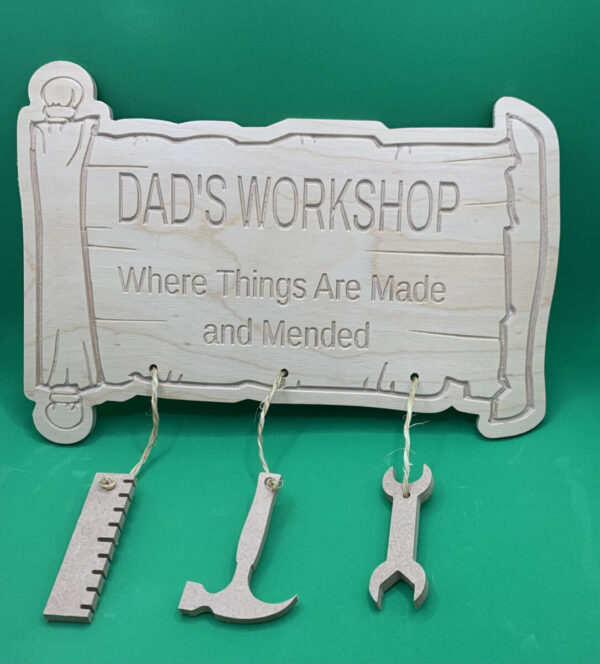 Dad's Workshop Sign