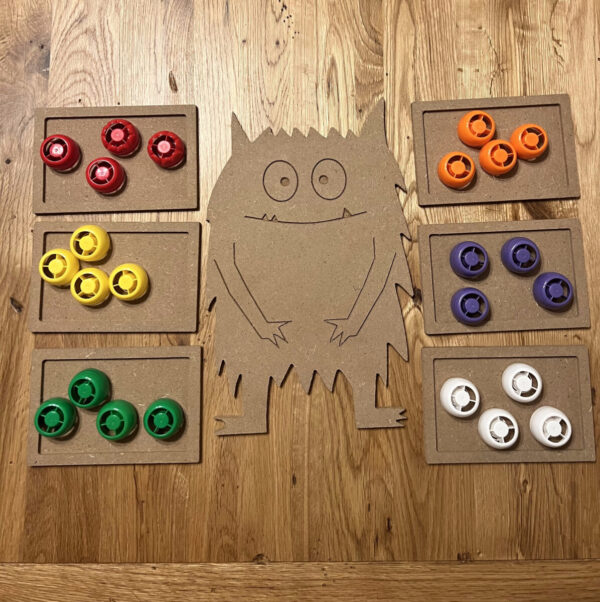 Colour Monster with sorting trays - Image 3