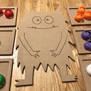 Colour Monster with sorting trays