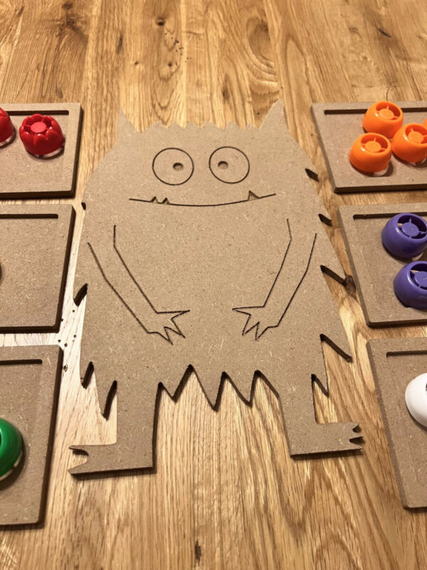 Colour Monster with sorting trays - Image 2