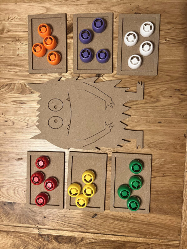 Colour Monster with sorting trays - Image 4